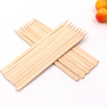 Royal 7&quot; couleur naturelle satay et légumes bâtons de bambou brochettes en bois plates pour griller